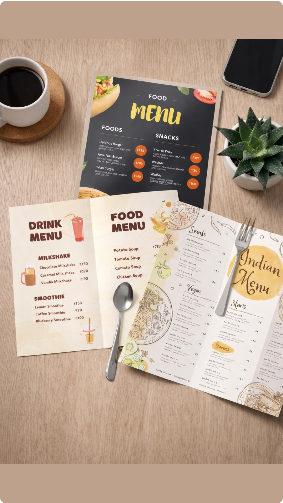 Menu Cards