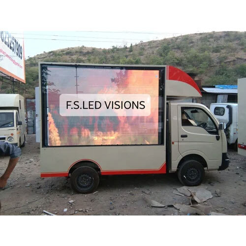 Promotional Van with Running Video Screen