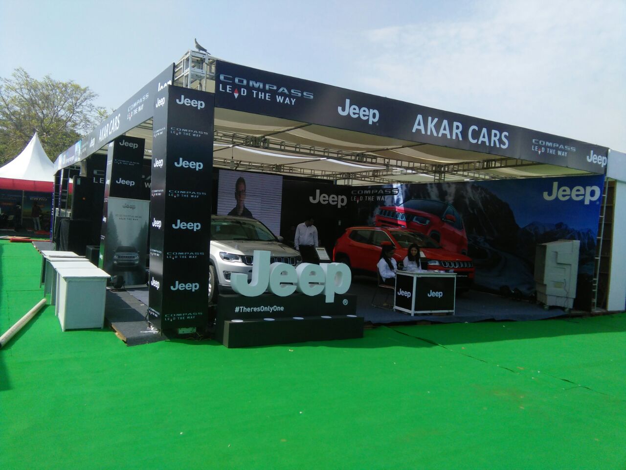 JEEP Event Stall Branding
