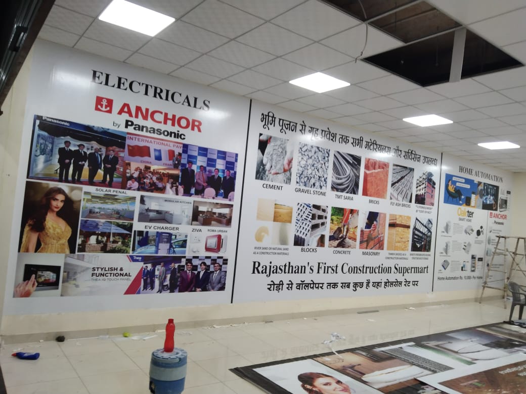 Indoor Branding Banner Work